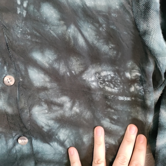 Soft Surrounding Womens Tie Dye Tunic Long Sleeve Shirt Size S - Picture 7 of 7